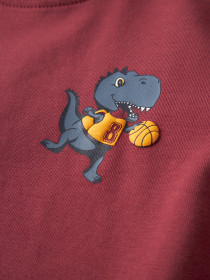 NAME IT Bluse Vux Burnt Russet Dino Basket
